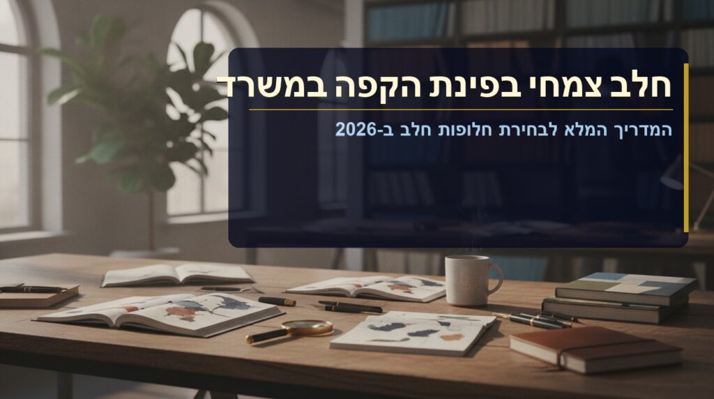 חלב צמחי למשרד